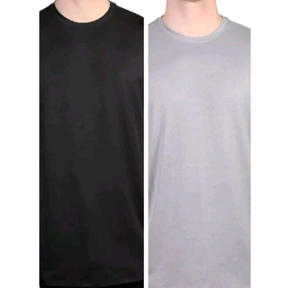 Athletic Works Men's SM T-shirts 4 Pk‎ 34-36 Gray Crew Neck Lightweight Air Mesh - Picture 5 of 5